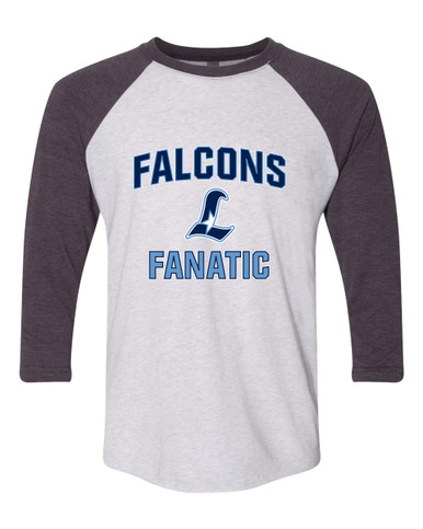 Liberty Falcons L Script Fanatic Women's Baseball T-Shirt