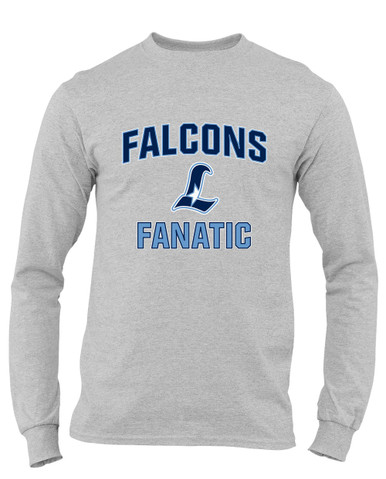 Liberty Falcons L Script Fanatic Men's Premium LS T-Shirt