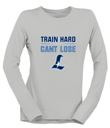 Liberty Falcons L Script Train Hard, Can't Lose Women's Premium LS T-Shirt