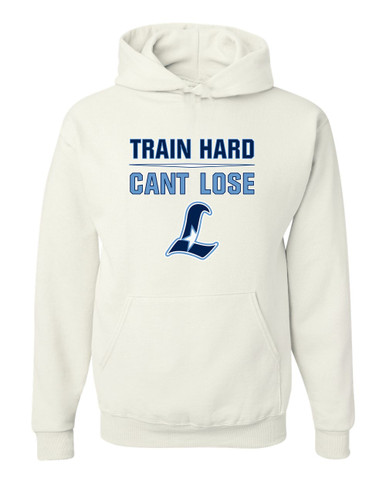Liberty Falcons L Script Train Hard, Can't Lose Men's Premium Hoodie