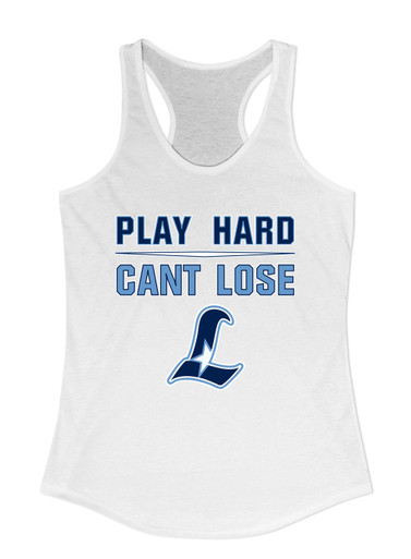 Liberty Falcons L Script Play Hard, Can't Lose Women's Tank Top