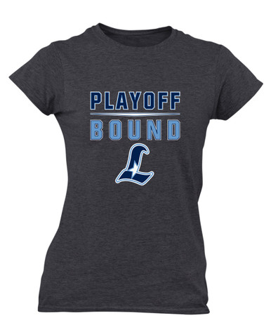 Liberty Falcons L Script Playoff Bound Women's SS T-Shirt