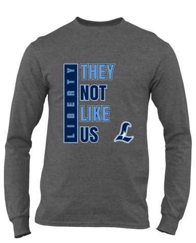 Liberty Falcons L Script They Not Like Us #1 Men's Premium LS T-Shirt