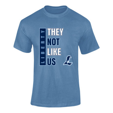 Liberty Falcons L Script They Not Like Us #1 Men's Premium SS T-Shirt