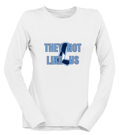 Liberty Falcons L Script They Not Like Us #2 Women's LS T-Shirt