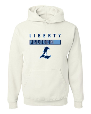 Liberty Falcons L Script Mascot #7 Men's Premium Hoodie