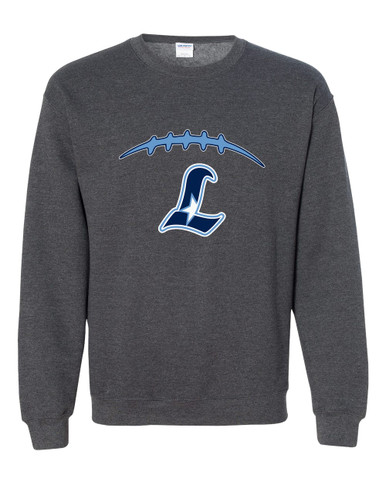 Liberty Falcons L Script Football #2 Men's Sweatshirt