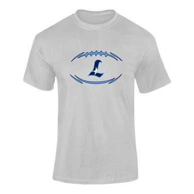 Liberty Falcons L Script Football #3 Men's Premium SS T-Shirt