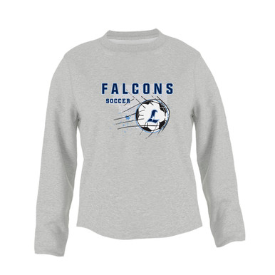 Liberty Falcons L Script Soccer #2 Women's Sweatshirt