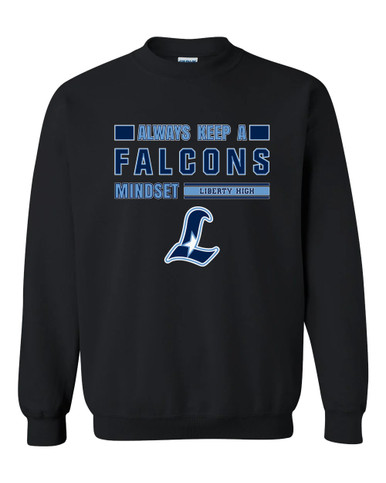 Liberty Falcons L Script Mindset Men's Sweatshirt