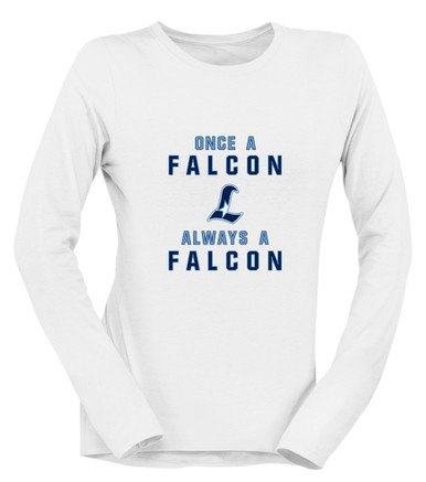 Liberty Falcons L Script Once A Women's Premium LS T-Shirt