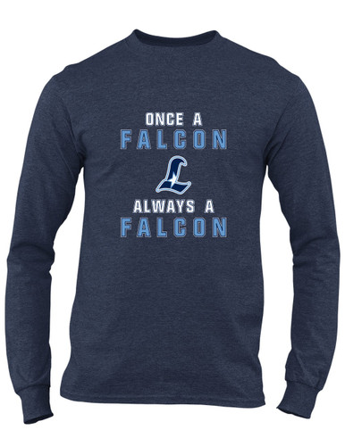 Liberty Falcons L Script Once A Men's Premium LS T-Shirt