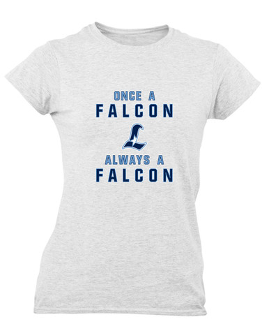 Liberty Falcons L Script Once A Women's Premium SS T-Shirt