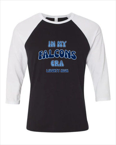Liberty Falcons L Script Era #2 Women's Baseball T-Shirt