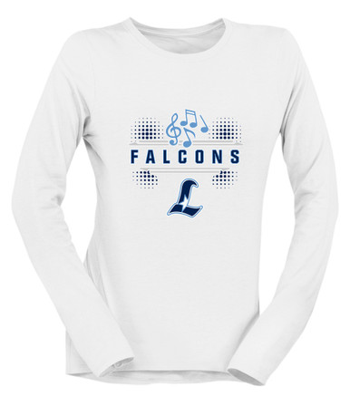 Liberty Falcons L Script Band # 3 Women's Premium LS T-Shirt