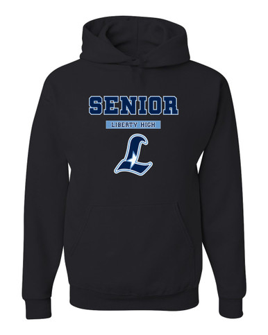 Liberty Falcons L Script Senior #2 Men's Premium Hoodie