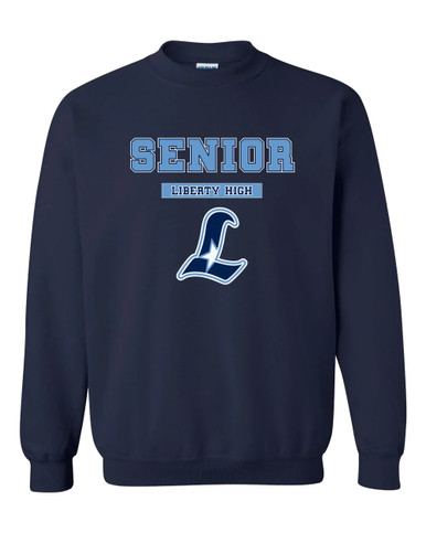 Liberty Falcons L Script Senior #2 Men's Sweatshirt