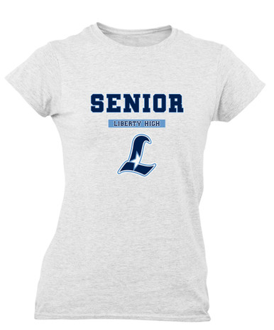 Liberty Falcons L Script Senior #2 Women's Premium SS T-Shirt