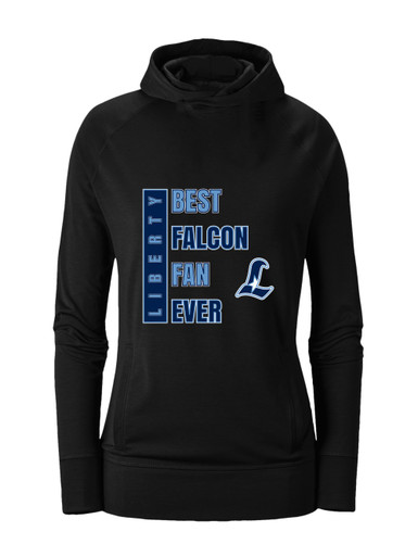 Liberty Falcons L Script Best Falcon Fan Women's Hoodie