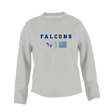 Liberty Falcons Team Colors Flag Women's Sweatshirt