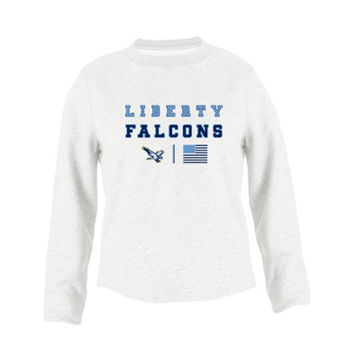 Liberty Falcons Spirit Flag Women's Sweatshirt