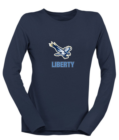Liberty Falcons Mascot #2 Women's LS T-Shirt