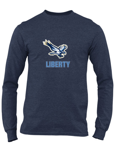 Liberty Falcons Mascot #2 Men's Premium LS T-Shirt