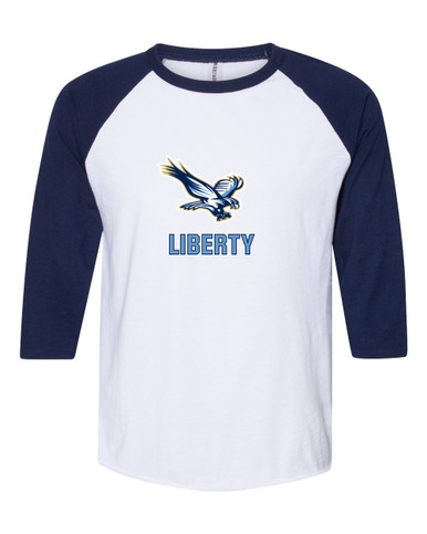 Liberty Falcons Mascot #2 Men's Baseball T-Shirt