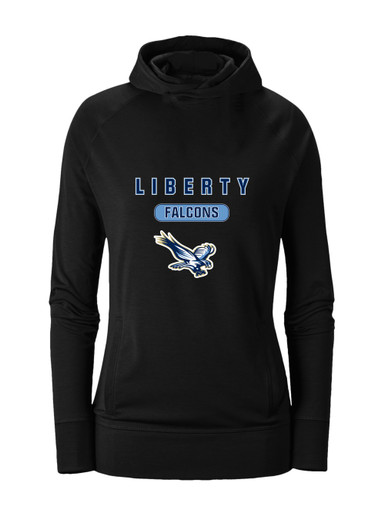 Liberty Falcons Mascot #3 Women's Hoodie
