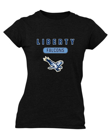 Liberty Falcons Mascot #3 Women's Premium SS T-Shirt