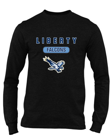 Liberty Falcons Mascot #3 Men's Premium LS T-Shirt