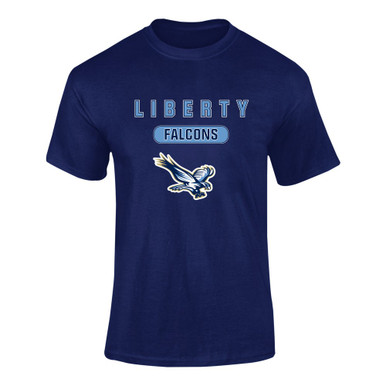 Liberty Falcons Mascot #3 Men's SS T-Shirt