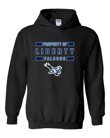 Liberty Falcons Property Of Men's Hoodie