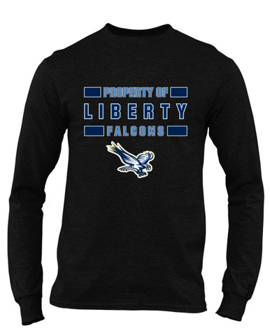 Liberty Falcons Property Of Men's LS T-Shirt