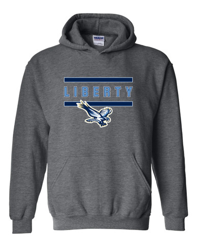 Liberty Falcons Mascot #4 Men's Hoodie