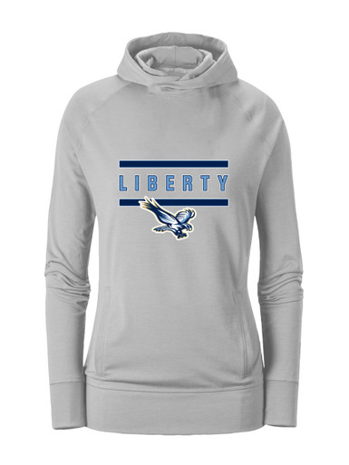 Liberty Falcons Mascot #4 Women's Hoodie