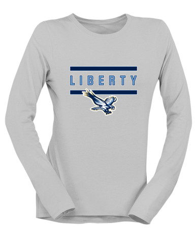 Liberty Falcons Mascot #4 Women's LS T-Shirt