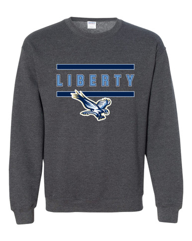 Liberty Falcons Mascot #4 Men's Sweatshirt