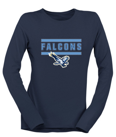 Liberty Falcons Mascot #5 Women's Premium LS T-Shirt