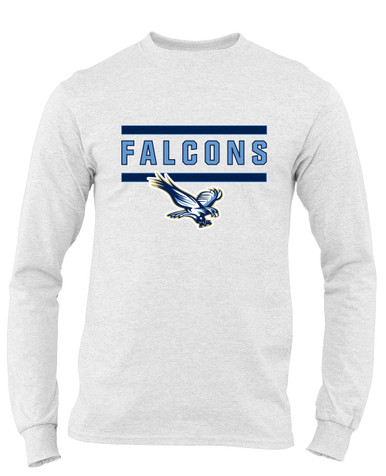 Liberty Falcons Mascot #5 Men's Premium LS T-Shirt