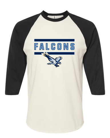 Liberty Falcons Mascot #5 Men's Baseball T-Shirt