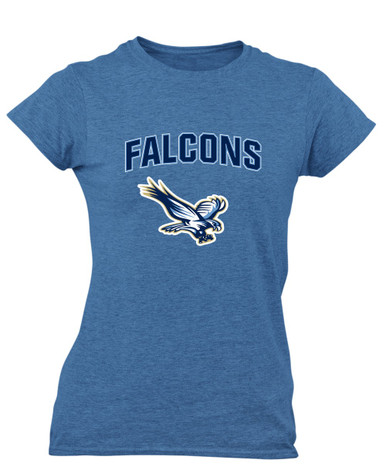 Liberty Falcons Mascot #6 Women's Premium SS T-Shirt