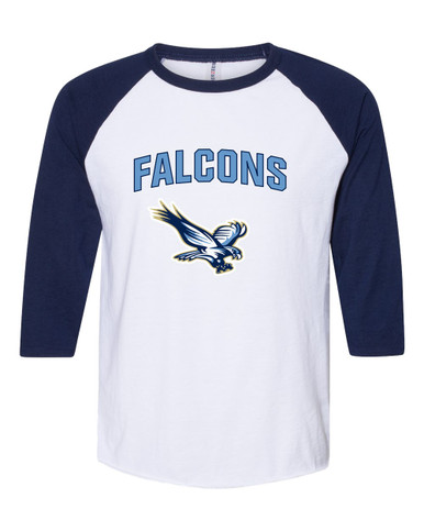 Liberty Falcons Mascot #6 Men's Baseball T-Shirt