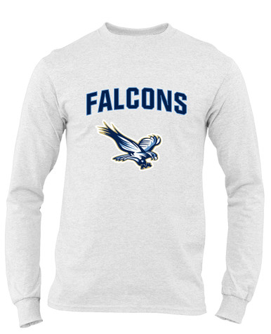 Liberty Falcons Mascot #6 Men's LS T-Shirt