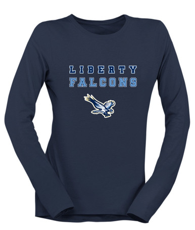 Liberty Falcons Spirit Women's LS T-Shirt
