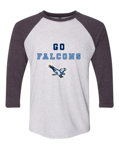 Liberty Falcons Go Team Men's Baseball T-Shirt
