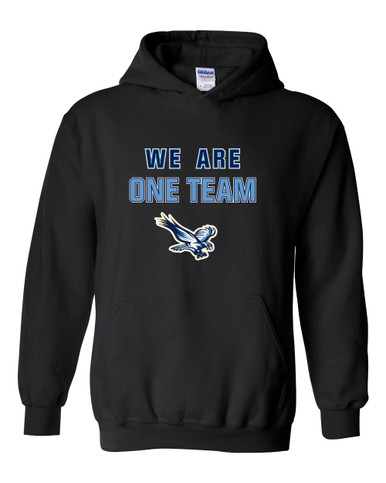 Liberty Falcons We Are One Team Men's Hoodie