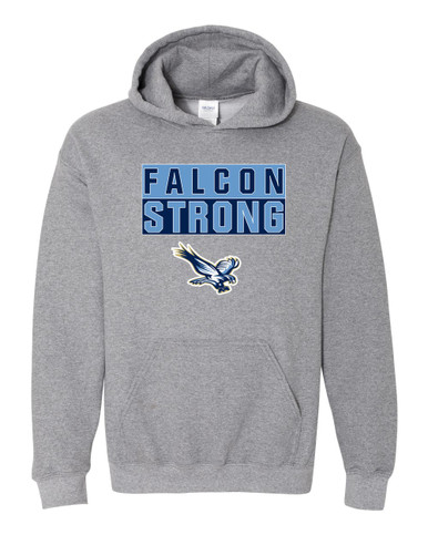 Liberty Falcons Strong #1 Men's Hoodie