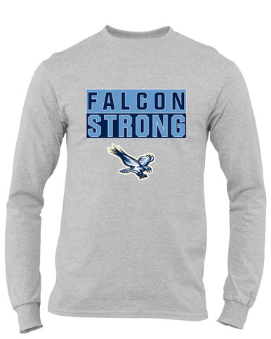 Liberty Falcons Strong #1 Men's LS T-Shirt
