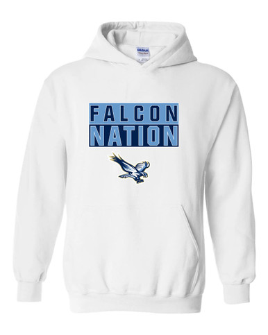Liberty Falcons Nation #1 Men's Hoodie
